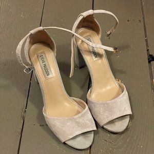 Grey Steve Madden Heels